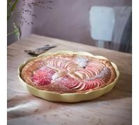 MADELEINE Plat à Tarte en Céramique D31 cm Emile Henry Jaune Vanille