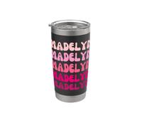 Madelyn Name Minimalist Design Gobelet isotherme en acier inoxydable double paroi