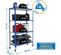 MADERCLICK MOBILE PLUS 4/500 1500 BLEU/Couverture métallique MADEIRA