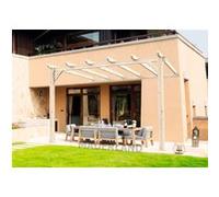 Pergola Adossée En Lamellé-Collée Amiens 400 X 300 Cm - Mardeland Multicolore