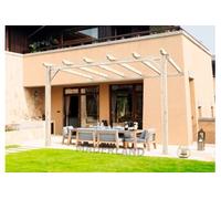 Pergola Adossée En Lamellé-Collée Amiens 500 X 300 Cm - Mardeland Multicolore