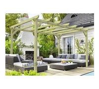 Pergola Massive En Bois Paris 600 X 420 Cm - Maderland Multicolore