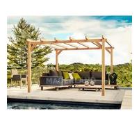 Pergola En Bois Lamellé-Collé Angers 600 X 400 Cm - Maderland Multicolore
