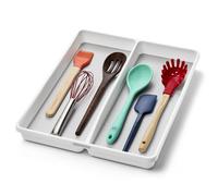 madesmart® Grand plateau à ustensiles classique - Blanc