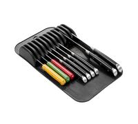 madesmart Grand tapis de tiroir classique pour couteaux, carbone