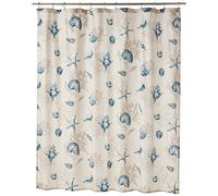 Madison Park Bayside Rideau de Douche, Bleu, 182,9 x 182,9 cm