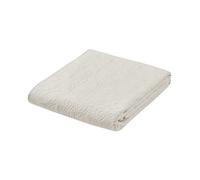 Madison Park Couverture matelassée de Luxe, Coutures damassées, Couvre-lit rempli de Coton, Ultra Doux et Confortable pour Salon, canapé, lit, 152,4 x 177,8 cm, Bordures passepoilées, Ivoire