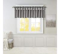 Madison Park Emilia - Perles de Finition avec 1 Canton de fenêtre - 50 x 26 cm - Anthracite