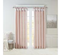 Madison Park Emilia Rideau de fenêtre en Imitation Soie avec Doublure pour fenêtre de Salon, Chambre et dortoir 50 x 108 cm