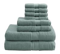 Madison Park Ensemble de Serviettes de Bain luxueuses 100% Coton 800 g/m², Vert poudré, Plusieurs Tailles