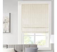 Madison Park Fou Volets roulants sans Fil avec Panneau Individuel occultant et intimité, économe en énergie pour Chambre à Coucher, Salon, 74 x 163 cm, Ivoire