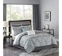 Madison Park Housse Alternative en Duvet Toutes Saisons avec Ensemble de draps Complet, Polyester, Turquoise, Bleu, Grand lit (228,6 x 233,7 cm)