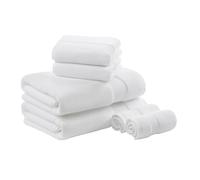 MADISON PARK SIGNATURE Abosorbant Lot de 6 Serviettes de Bain 100% Coton Turc 623 g/m² de qualité supérieure - Épais et Doux - Gants de Toilette pour hôtel, Douche, Mains, Visage, Tailles Assorties,