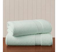 Madison Park Signature Lot de 2 Serviettes de Bain luxueuses, 100% Coton, 800 g/m², très absorbantes, séchage Rapide, qualité hôtelière et Spa, pour Salle de Bain, 86,4 x 172,7 cm, écume de mer