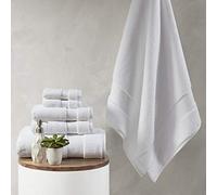 MADISON PARK SIGNATURE Splendor Lot de 6 Serviettes de Bain de Luxe 100% Coton - Douces, pelucheuses de 1000 g/m², de qualité hôtelière, zéro Torsion, très absorbantes, séchage Rapide, Plusieurs