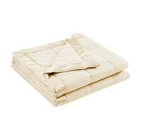 Madison Park Windom - Couverture en Duvet Alternatif 3M Scotchgard de qualité supérieure, Traitement Anti-humidité, légère et Douce pour Toutes Les Saisons, Bordure en Satin, crème pour lit Simple