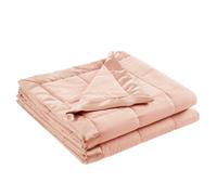 Madison Park Windom - Couverture en Duvet Alternatif 3M Scotchgard de qualité supérieure, Traitement Anti-humidité, légère et Douce pour Toutes Les Saisons, Bordure en Satin, Rose poudré pour lit