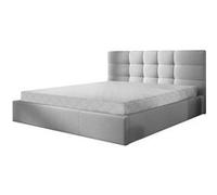 Mael - lit coffre - 180x200 - en tissu - sommier inclus