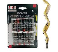 Maelsa® 8 Rubans Attrape Mouche/Guirlande Anti Mouches Anti Insectes Volant Papier Tue Mouche intérieur et extérieur Contre Mouches, moustiques et Autres Insectes Volants