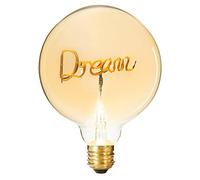 Atmosphera Ampoule LED décorative Dream à filament Ambre D13 cm E27