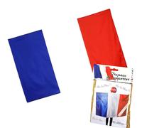 MAELSA® - Drapeau de la France 150X90 - Drapeaux français bleu blanc rouge - Drapeau grande taille très résistant - Body flag supporter français