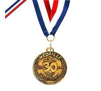 Maelsa® Medaille d'or Cadeau Anniversaire Retraite Divers Variantes (30 Ans)