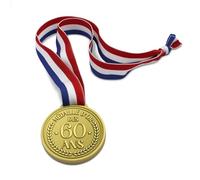 Maelsa® Medaille d'or Cadeau Anniversaire Retraite Divers Variantes (60 Ans)
