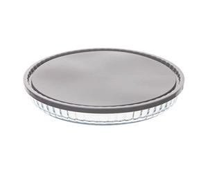 MAELSA Plat Tarte Verre 27CM +COUV