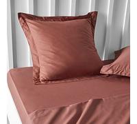 Today - Taie d'oreiller Essential - 63 x 63+5 cm - 100% coton uni - Terracotta G