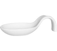 Mäser 334810 Cuillère à gourmet / cuillère à amuse-gueule Tapas lavable au lave-vaisselle 10,5x5x3 cm, blanc (lot de 4)