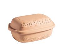 MÄSER 934115 Cocotte bio en terre cuite avec couvercle, capacité d'environ 4,5 l, casserole en céramique pour une cuisson à la vapeur douce et sans graisse, comme casserole romaine (cocotte) pour