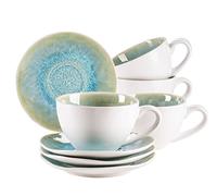 MÄSER Lot de 8 tasses en grès vert