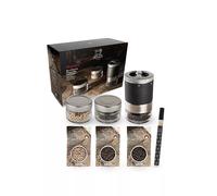 MAESTRO Bar à poivres Coffret Moulin Réservoir et Poivres PEUGEOT Gris Graphite