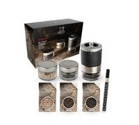 MAESTRO Bar à poivres Coffret Moulin Réservoir et Poivres PEUGEOT Gris Graphite