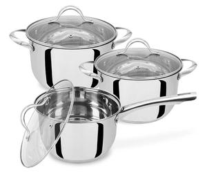 Maestro Ensemble de 6 pièces de batterie de cuisine 1,8 L 2,5 L 3,4 L MR35196M