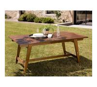 Maeva - table de jardin rect. Scandi ext. 180 à 240cm bois teck huilé