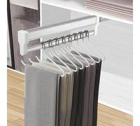 MAFAGE Tringle Penderie Extensible Coulissante Armoire Organisateur 792mm | Acier inoxydable robuste, charge 25kg, système push-pull coulissant, gain de place, rangement vêtements polyvalent