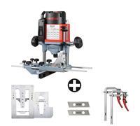 MAFELL Défonceuse LO 65 Ec MaxiMAX avec Arunda 80N Maxi, couteaux de rechange et serre-joints