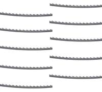 MAFELL 10 Lames scie ruban larg 6mm 4 dents/pouce chantournage - 092335