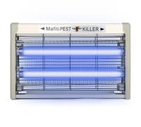 MAFITI Destructeur d'insectes électrique, 20 W, lumière UV, destructeur de moustiques, piège à moustiques électrique avec chaîne murale pour l'intérieur et l'extérieur, contre les moustiquaires et les