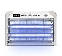 mafiti - Piège à Mouches électrique d'intérieur pour la Maison, Les Restaurants, la Cuisine, Le Jardin (Argent)