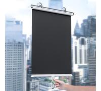 Magasin de fenêtre à roulettes sans perceuse, stores, articles de décoration pour la maison, aveugle occultant, perçage jour et nuit, volet extérieur roulant 45cmX125cm