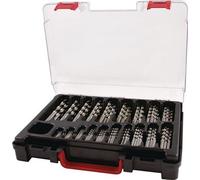 Magasin de forets hélicoïdaux DIN 338 type N 1-10 mm augmentant de 0,5 mm HSS 170 pièces