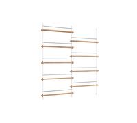 Magazine Étagère MS.180.2 Chêne/ Blanc