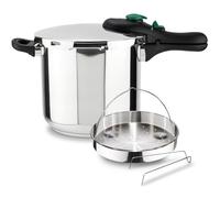 Magefesa DYNAMIC - Autocuiseur Rapide de 7,5L + Panier, Acier Inoxydable 18/10, Efficacité Énergétique, Tous Types de Cuisines, Induction