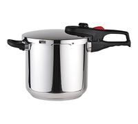 Magefesa Practika Plus - Autocuiseur Rapide 7.5L, Acier Inoxydable 18/10, Capteur de Pression, Induction, Économie d'Énergie, Cuisine Saine, Fermeture Sécurisée
