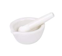 MAGELIYA Porcelaine Mortier et Pilon Épice Herb Grinder Mélange Broyeur Bol Broyeur Set