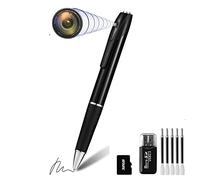 MAGENDARA Caméra Espion Caméra Cachée Stylo 1080P Mini Caméra de Poche avec Go Caméra Stylo avec Enregistrement Vidéo Prise de Photo et 150 Mins d'Autonomie de la Batterie Rechargeable (A1-2)