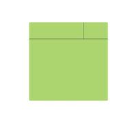 Magflex® Flexible Gloss Green Dry-Wipe Scrumboard Magnet Pour Créer Un Amovible - 75mm x 75mm - Pack de 100