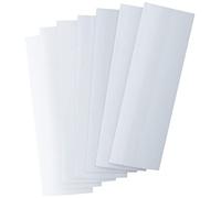 MagFlex® Lite 120 mm de long x 40 mm de large étiquettes magnétiques souples - blanc brillant surface effaçable à sec (100 feuilles)